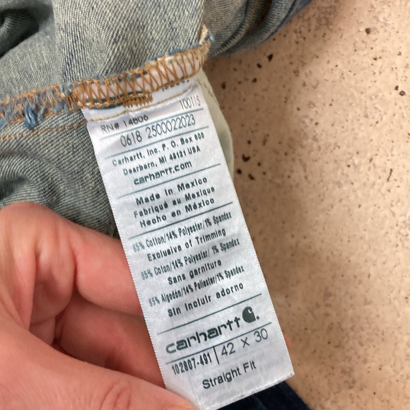 Carhartt jeans, size 42/30 - Picture 11 of 11
